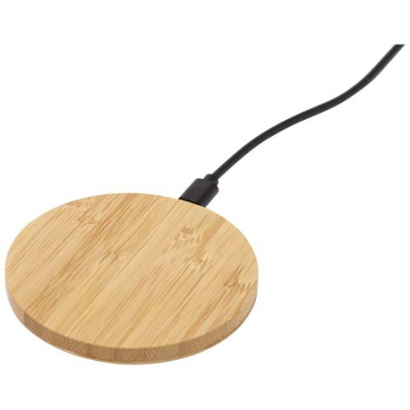 Tapis de charge sans fil en bambou Essence de 15 W Personnalisable | BCM Goodies - 2