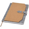 Carnet A5 Viviana en feutrine recyclée et liège Personnalisable | BCM Goodies - 3