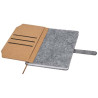 Carnet A5 Viviana en feutrine recyclée et liège Personnalisable | BCM Goodies - 2