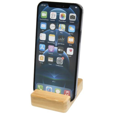 Support téléphone Ebla en bambou Personnalisable | BCM Goodies - 2