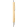 Set stylo bille et porte-mine Oblys en bambou (encre noire) Personnalisable | BCM Goodies - 2