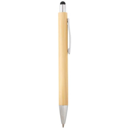 Set stylo bille et porte-mine Oblys en bambou (encre noire) Personnalisable | BCM Goodies - 3