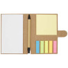 Livret à notes autocollantes Swift avec stylo bille (encre noire) Personnalisable | BCM Goodies - 1
