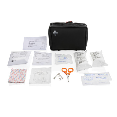 Set de premiers secours en PU nubuck recyclé RCS Personnalisable | BCM Goodies - 2