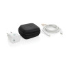Set câble et chargeur 20W en PET recyclé RCS Boost Personnalisable | BCM Goodies - 1