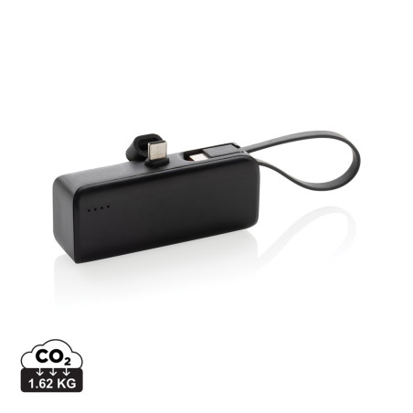 Powerbank 3000mAh en plastique RCS connexion USB C Powerlink Personnalisable | BCM Goodies - 3