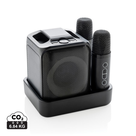 Set karaoké avec double micro en plastique RCS SingVIBE Personnalisable | BCM Goodies - 3