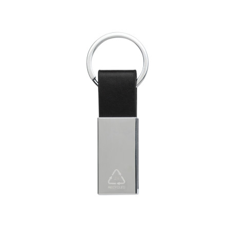 Porte-clés luxe en PU et alliage de zinc recyclé RCS Personnalisable | BCM Goodies - 2