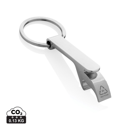 Porte-clés décapsuleur en alliage de zinc recyclé RCS Personnalisable | BCM Goodies - 3
