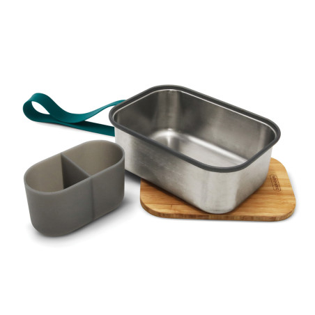 Boîte à sandwich Large en acier inoxydable Black+Blum Personnalisable | BCM Goodies - 2