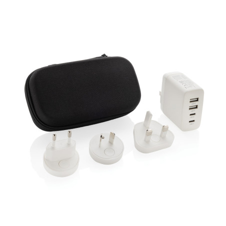 Chargeur de voyage en plastique RCS TravelCharge Pro Personnalisable | BCM Goodies - 1