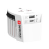 SKROSS Adaptateur de voyage universel MUV 2-Pôles avec USB Personnalisable | BCM Goodies - 3