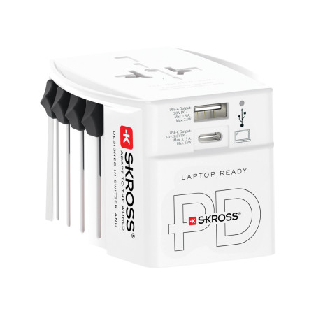 SKROSS Adaptateur de voyage universel MUV 65W PD avec USB Personnalisable | BCM Goodies - 3