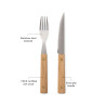VINGA Set de couverts 8pcs Paso Personnalisable | BCM Goodies - 2