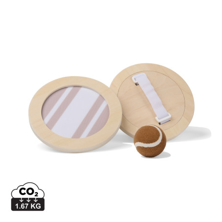 VINGA Jeu de raquettes scratch avec balle Personnalisable | BCM Goodies - 3