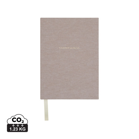 VINGA Thankfulness Journal intime en papier recyclé GRS Personnalisable | BCM Goodies - 3