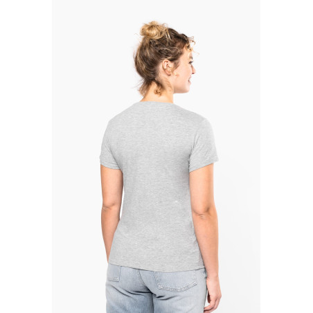 T-shirt col V manches courtes femme Personnalisable | BCM Goodies - 1