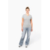 T-shirt col V manches courtes femme Personnalisable | BCM Goodies - 3