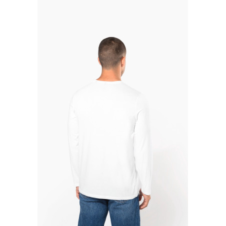 T-shirt col rond manches longues homme Personnalisable | BCM Goodies - 1