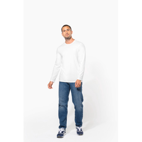 T-shirt col rond manches longues homme Personnalisable | BCM Goodies - 2