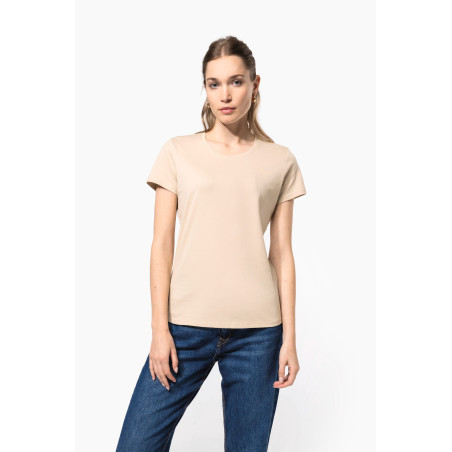 T-shirt col rond manches courtes femme Personnalisable | BCM Goodies - 4