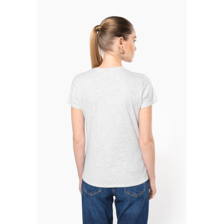 T-shirt col V manches courtes femme Personnalisable | BCM Goodies - 1