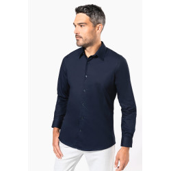 Chemise popeline manches longues homme Personnalisable | BCM Goodies - 4