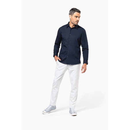 Chemise popeline manches longues homme Personnalisable | BCM Goodies - 3
