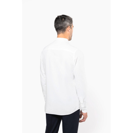 Chemise Oxford lavée manches longues Personnalisable | BCM Goodies - 1