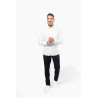 Chemise Oxford lavée manches longues Personnalisable | BCM Goodies - 3