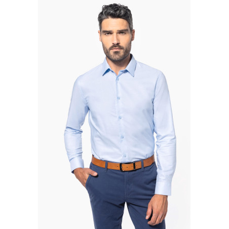 Chemise oxford manches longues homme Personnalisable | BCM Goodies - 4