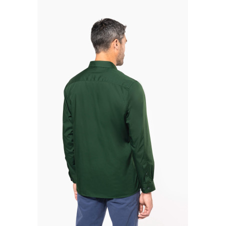 Chemise popeline polycoton entretien facile homme Personnalisable | BCM Goodies - 1