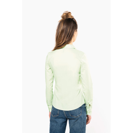 Chemise popeline polycoton entretien facile femme Personnalisable | BCM Goodies - 1