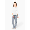 Chemise popeline polycoton manches 3/4 entretien facile femme Personnalisable | BCM Goodies - 3
