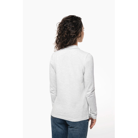 Polo manches longues femme Personnalisable | BCM Goodies - 1