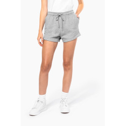 Short écoresponsable molleton non gratté femme Personnalisable | BCM Goodies - 4