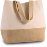 Sac shopping en toiles de coton et jute Personnalisable | BCM Goodies - 1
