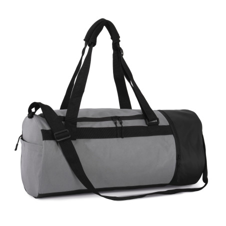 Sac de sport forme tube avec compartiment chaussures séparé Personnalisable | BCM Goodies - 3