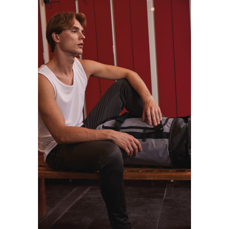 Sac de sport forme tube avec compartiment chaussures séparé Personnalisable | BCM Goodies - 1