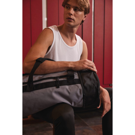 Sac de sport forme tube avec compartiment chaussures séparé Personnalisable | BCM Goodies - 2