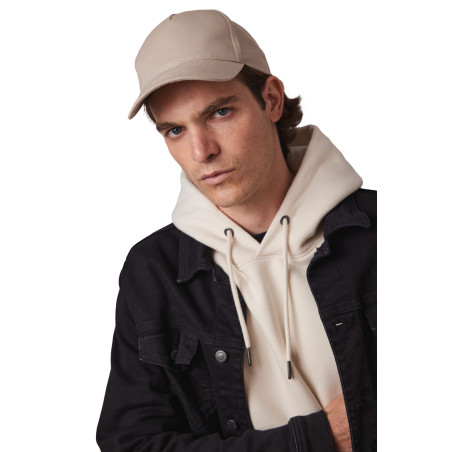 Casquette en coton et polyester recyclés K-loop tracking - 5 panneaux Personnalisable | BCM Goodies - 4