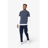 Polo écoresponsable délavé en jersey homme Personnalisable | BCM Goodies - 1