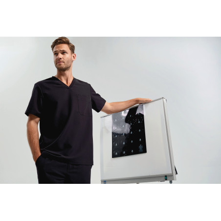 Tunique stretch manches courtes homme Personnalisable | BCM Goodies - 3