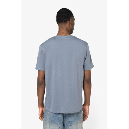 T-shirt écoresponsable slub bords francs homme Personnalisable | BCM Goodies - 2