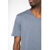 T-shirt écoresponsable slub bords francs homme Personnalisable | BCM Goodies - 3