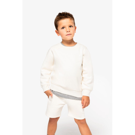 Sweat-shirt écoresponsable à col rond enfant Personnalisable | BCM Goodies - 2