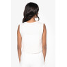 T-shirt écoresponsable  crop sans manche femme Personnalisable | BCM Goodies - 2