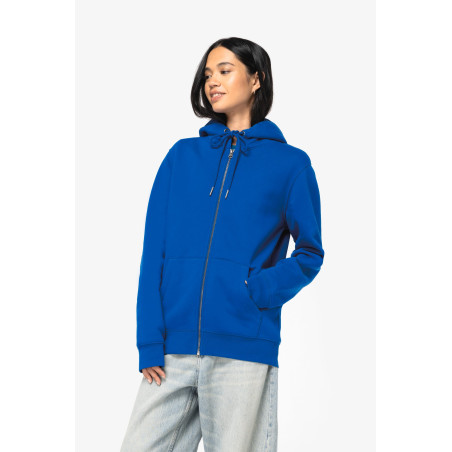Sweat-shirt écoresponsable zippé à capuche unisexe Personnalisable | BCM Goodies - 2