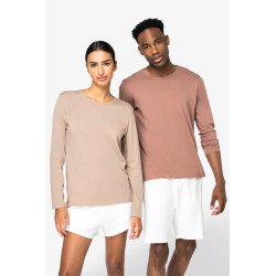 T-shirt écoresponsable délavé manches longues unisexe Personnalisable | BCM Goodies - 4