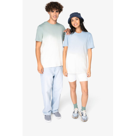 T-shirt écoresponsable Dip Dye unisexe Personnalisable | BCM Goodies - 1